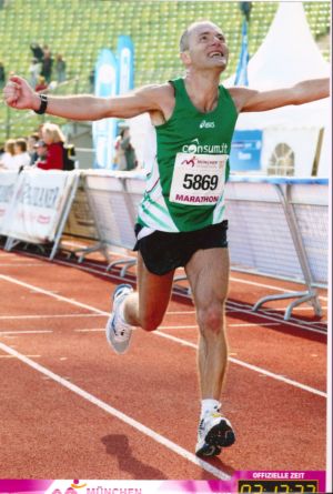 Il nostro Mario Filippo alla Maratona di Monaco