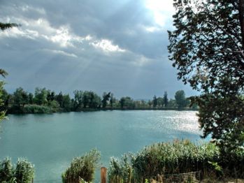 Telese Terme: vista del lago