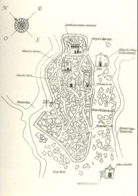 Mappa della Cerreto Sannita medioevale