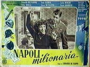 Una  locandina del film Napoli Milionaria