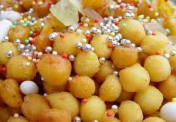 Un bel piatto di struffoli!