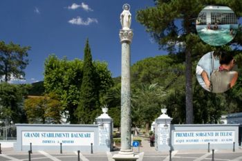 Telese Terme:l'ingresso delle Terme