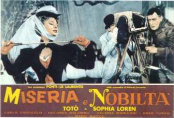 film miseria e nobiltà: una delle locandine