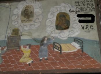 Un disegno donato come ex voto