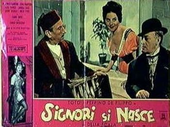 Una delle locandine di Signori si nasce